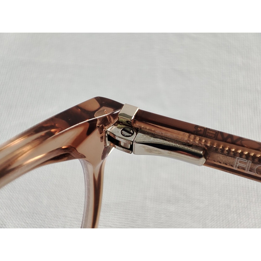 Flower by Drew Barrymore Maggie 6003 290 Eyeglasses Frames 50-19-140 Brown Pink - Picture 7 of 8